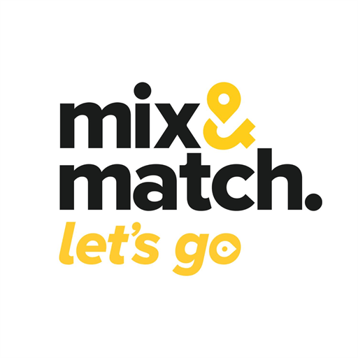 mix & match travel business logo