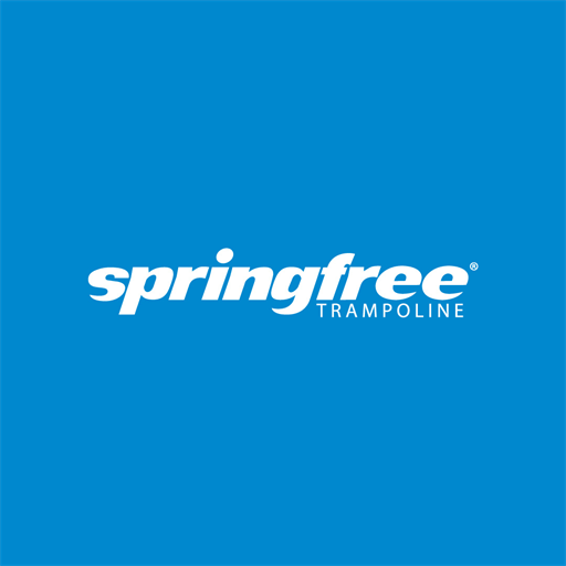 spring free trampoline business logo