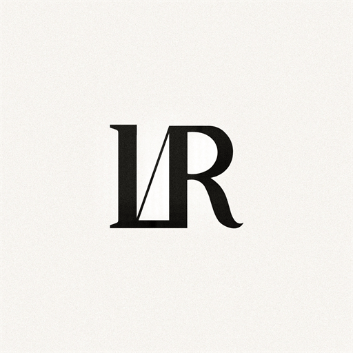 LR the label business logo